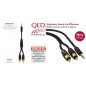 QED PROFILE Špičkový stereo kabel [3.5mm St M - 2RCA M]