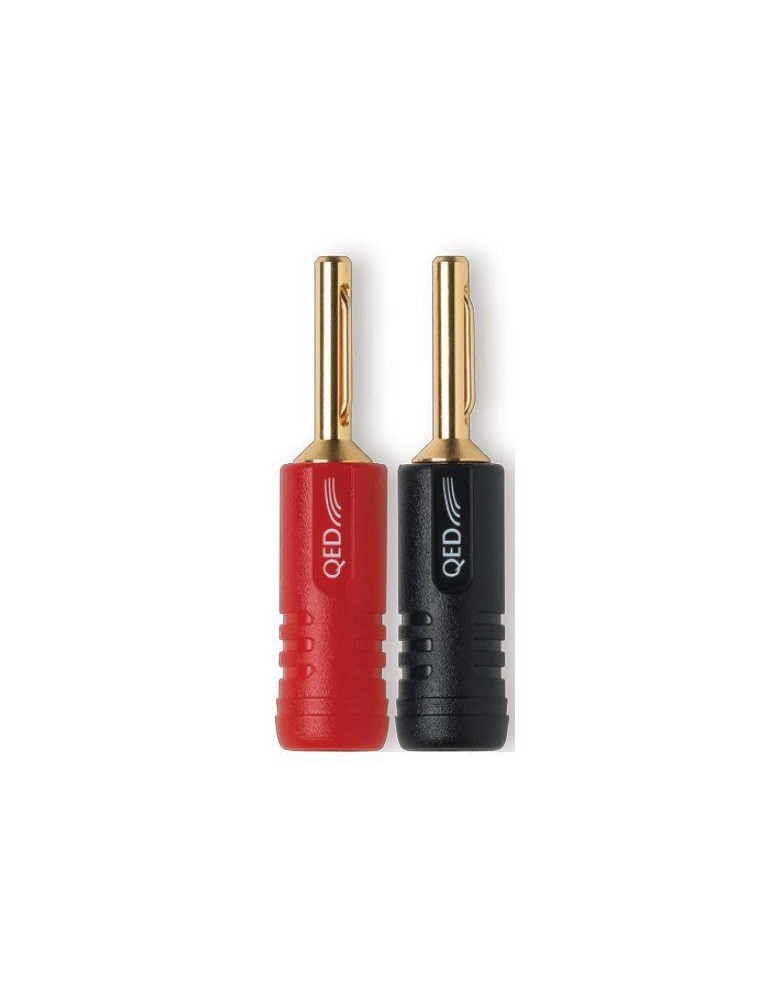 Banánek Screwlock 4mm | Balení 50 ks | QED QE1870