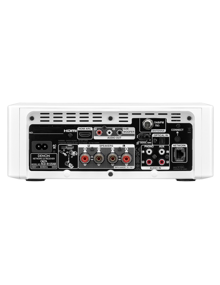 DENON RCD-N12 DAB | Stereo přijímač s CD | Elegantní design