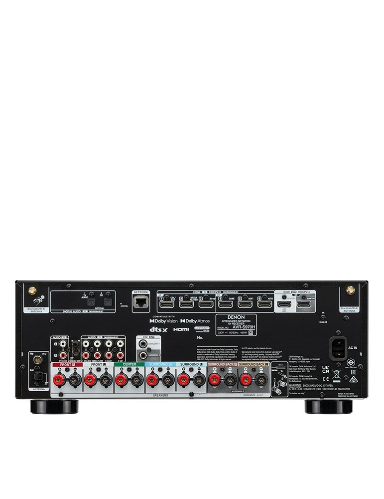 Síťový přijímač 7.2 8K | DENON AVR-S970H | 185 W výkon