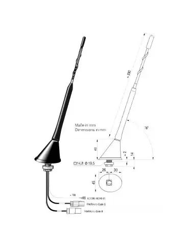 BLAUPUNKT DAB-A-a Anténa 2