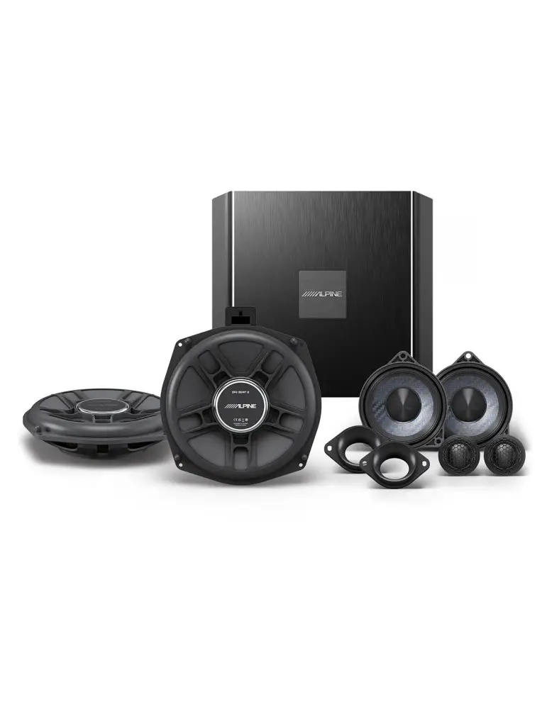 ALPINE SPC-2045ABMW-HR Zvukový systém pro BMW řady F a G (2018–2024) s modulem rádiového zesilovače (RAM)