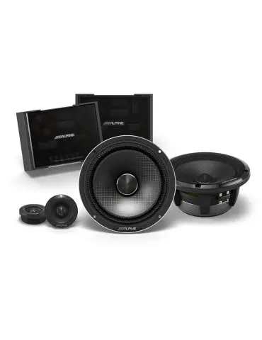 ALPINE HDZ-65CS Sada 2pásmových reproduktorů Slim-Fit 6½" / 16,5 cm