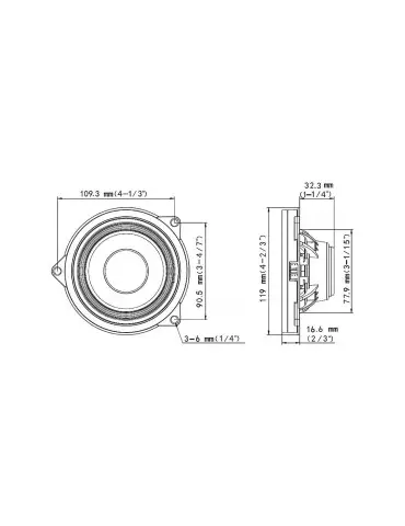 ALPINE DP2-45-B Koaxiální reproduktory určené pro BMW Plug & Play 4,5" / 12 cm (pár) 2