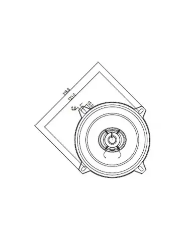 BLAUPUNKT ICx 542 Koaxiální reproduktory 5" / 13 cm (pár) 2