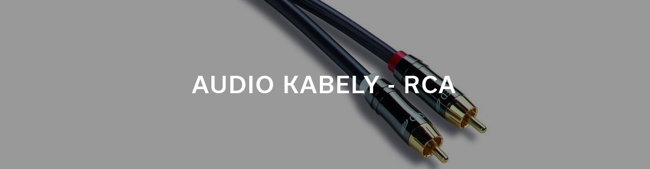 AUDIO KABELY - RCA
