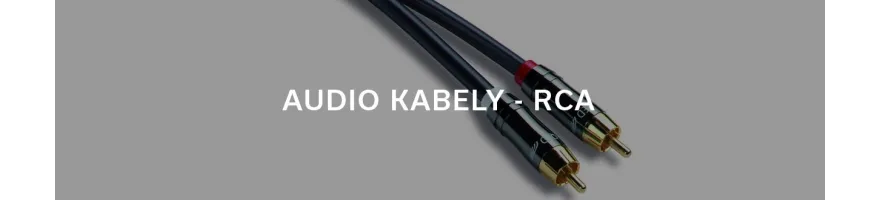 AUDIO KABELY - RCA